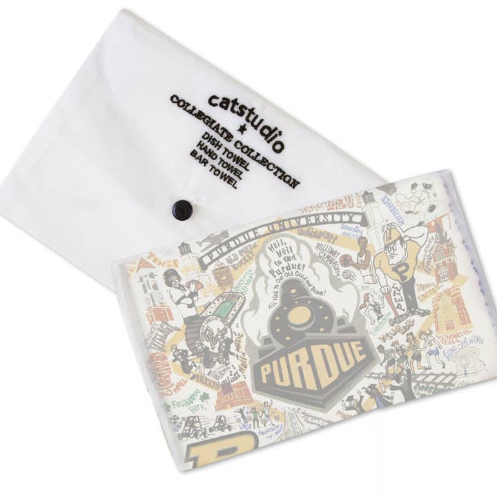 catstudio - Wholesale Tea Towel - Purdue University Collegiate Dish Towel