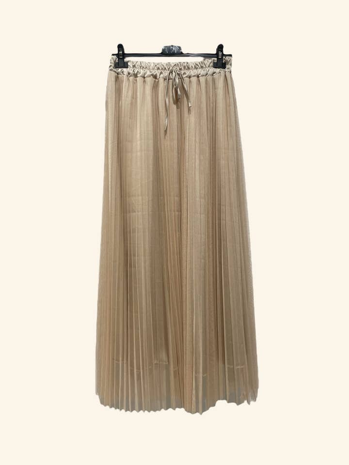 Nota bene - Wholesale Skirt - Women's - Long pleated tulle skirt Art 53521