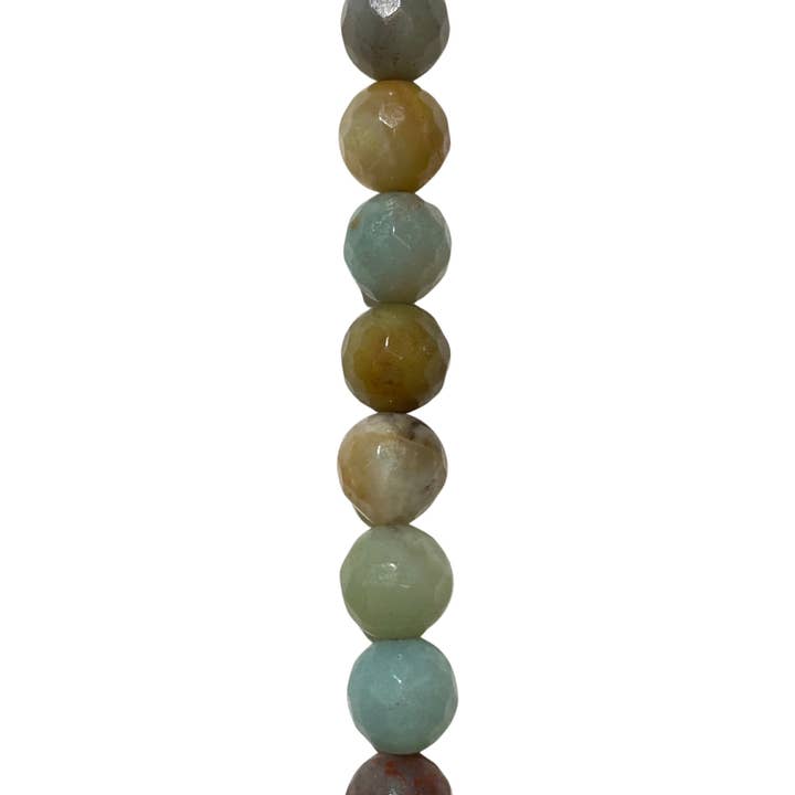 Amazonite - (Polished) - Round/ Faceted for wholesale by The Bead District