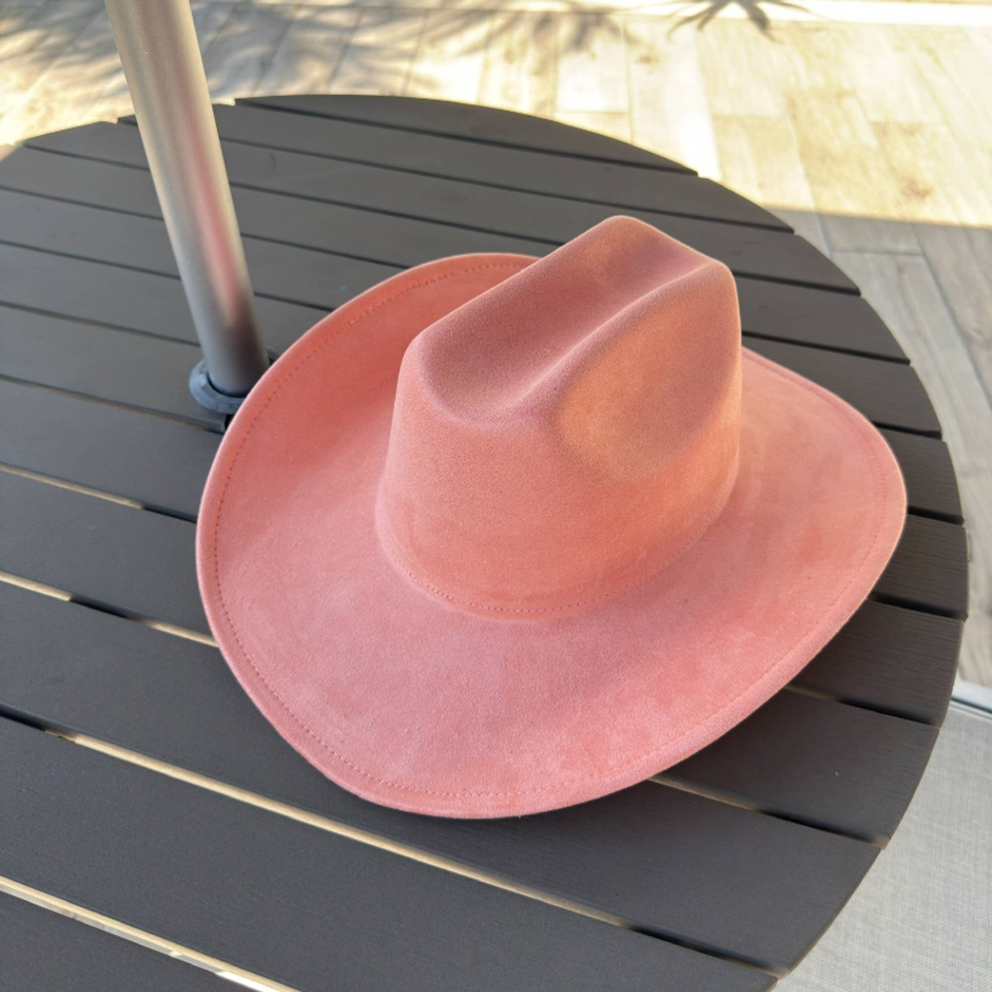 Queens INC - Wholesale Cowboy Hat - Women's - 🤠 Vegan Suede Cattleman Cowboy Hat5