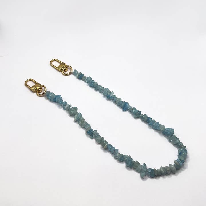 Lagoon Stones Short PHONE STRAP for wholesale by Folie à Trois
