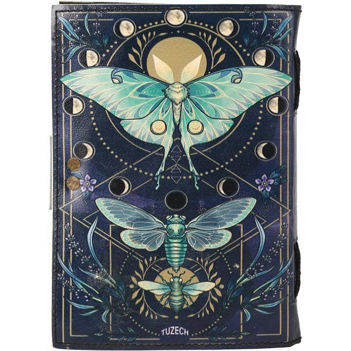 Tuzech Leather – wholesale Journal och dagbok – TUZECH läderklätt anteckningsbok med grimoirestil och ojämna kanter för män och kvinnor53