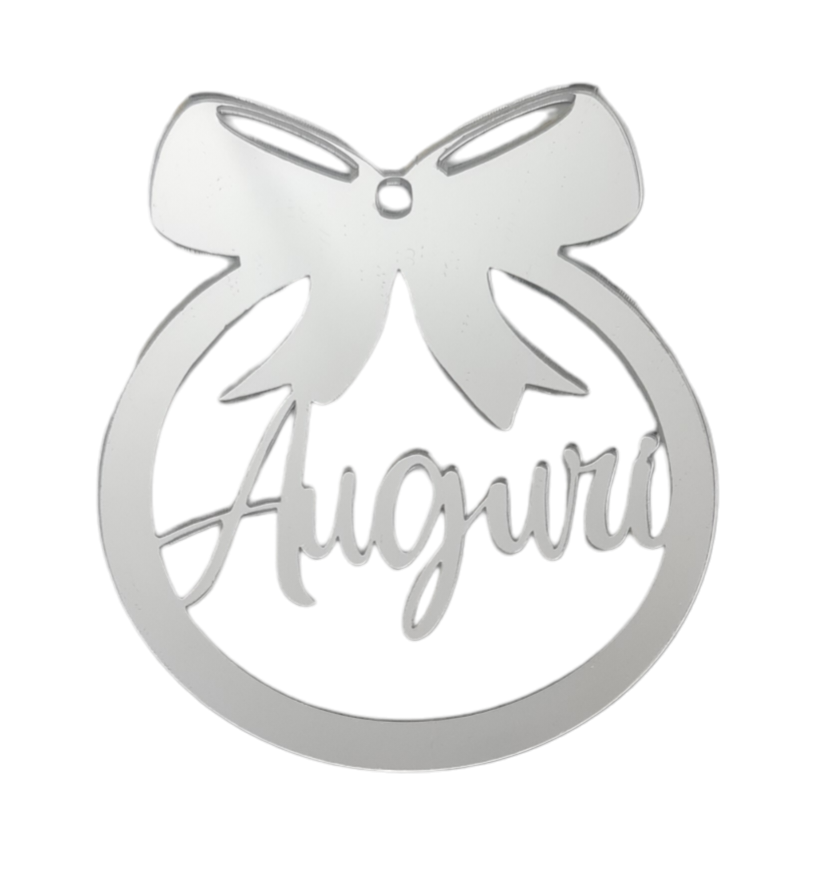 Lunaria Lab – wholesale Prydnad – Julboll i plexiglas bästa hälsningar0