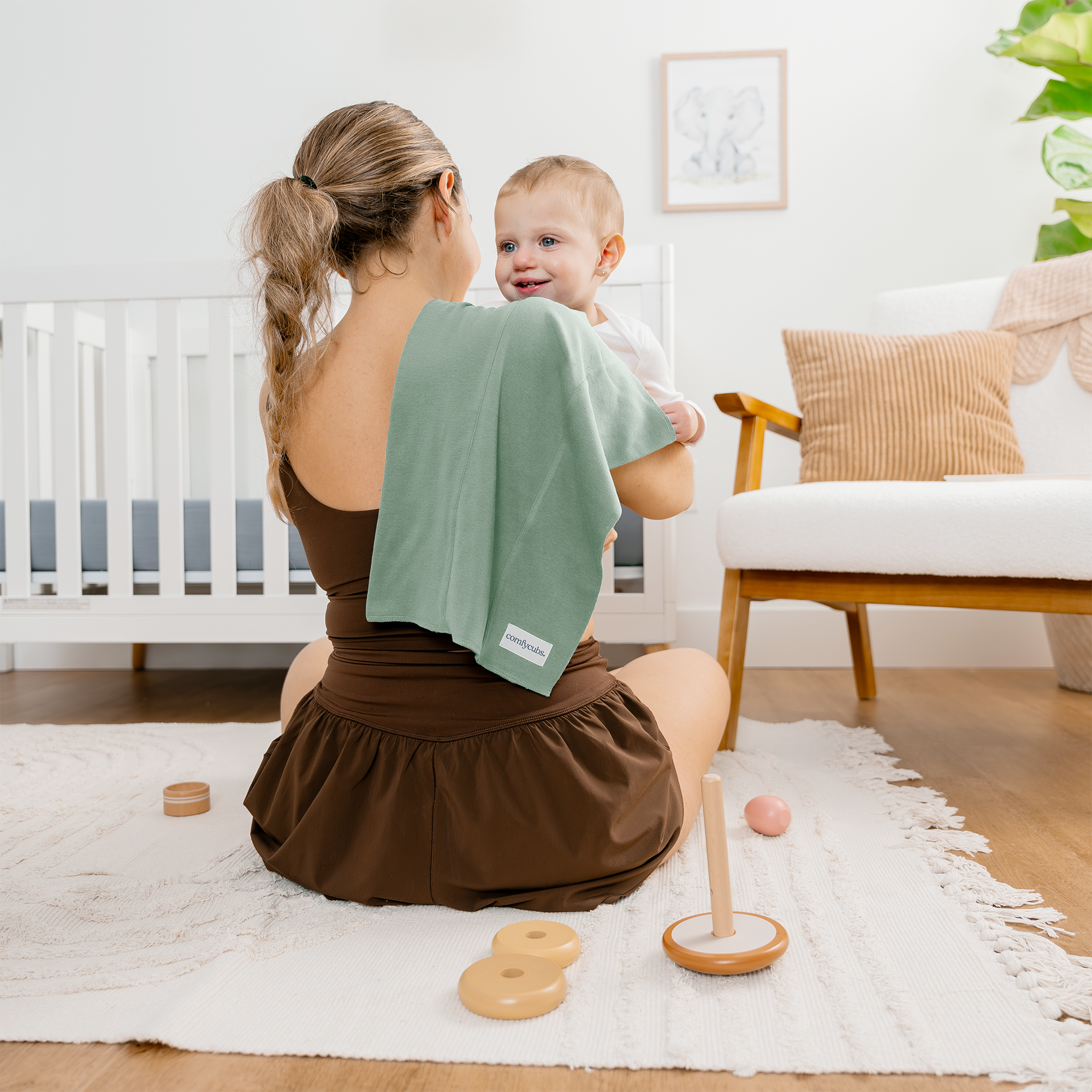 Comfy Cubs - Wholesale Burp Cloth - Baby - Baby Burp Cloths Set, Large 6-Layer, 100% Cotton Comfy Cubs40