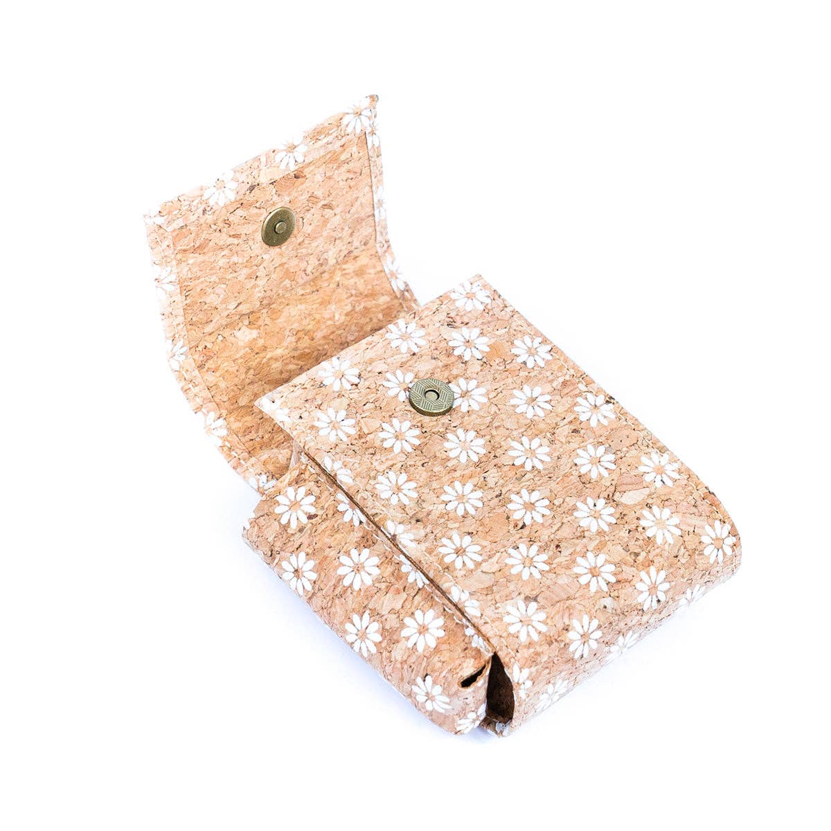 Meninas Bonitas Cork - Wholesale Cigarette Case - Floral Print Cork Cigarette and Lighter Holder BAGD-313A-MIX-6（6units）8