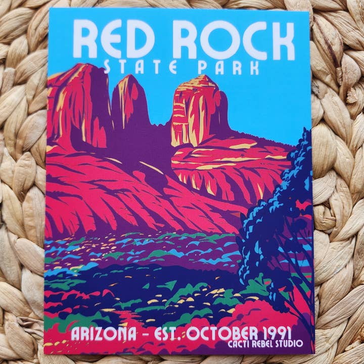 Red Rock State Park Postcard - Sedona, Arizona for wholesale by Cacti Rebel
