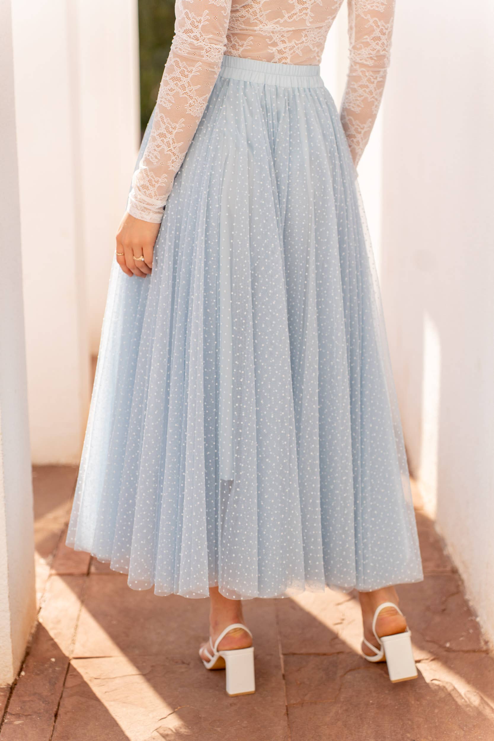 CHOKLATE PARIS - Wholesale Skirt - Women's - Aria tulle plumetis skirt - CK08077-331