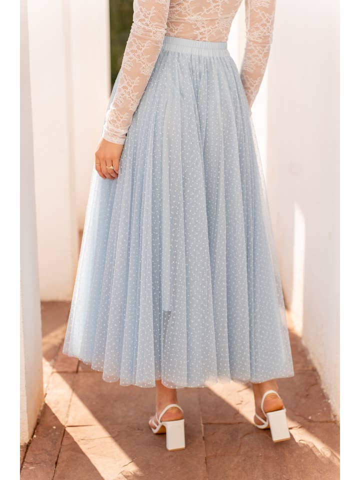 CHOKLATE PARIS - Wholesale Skirt - Women's - Aria tulle plumetis skirt - CK08077-331