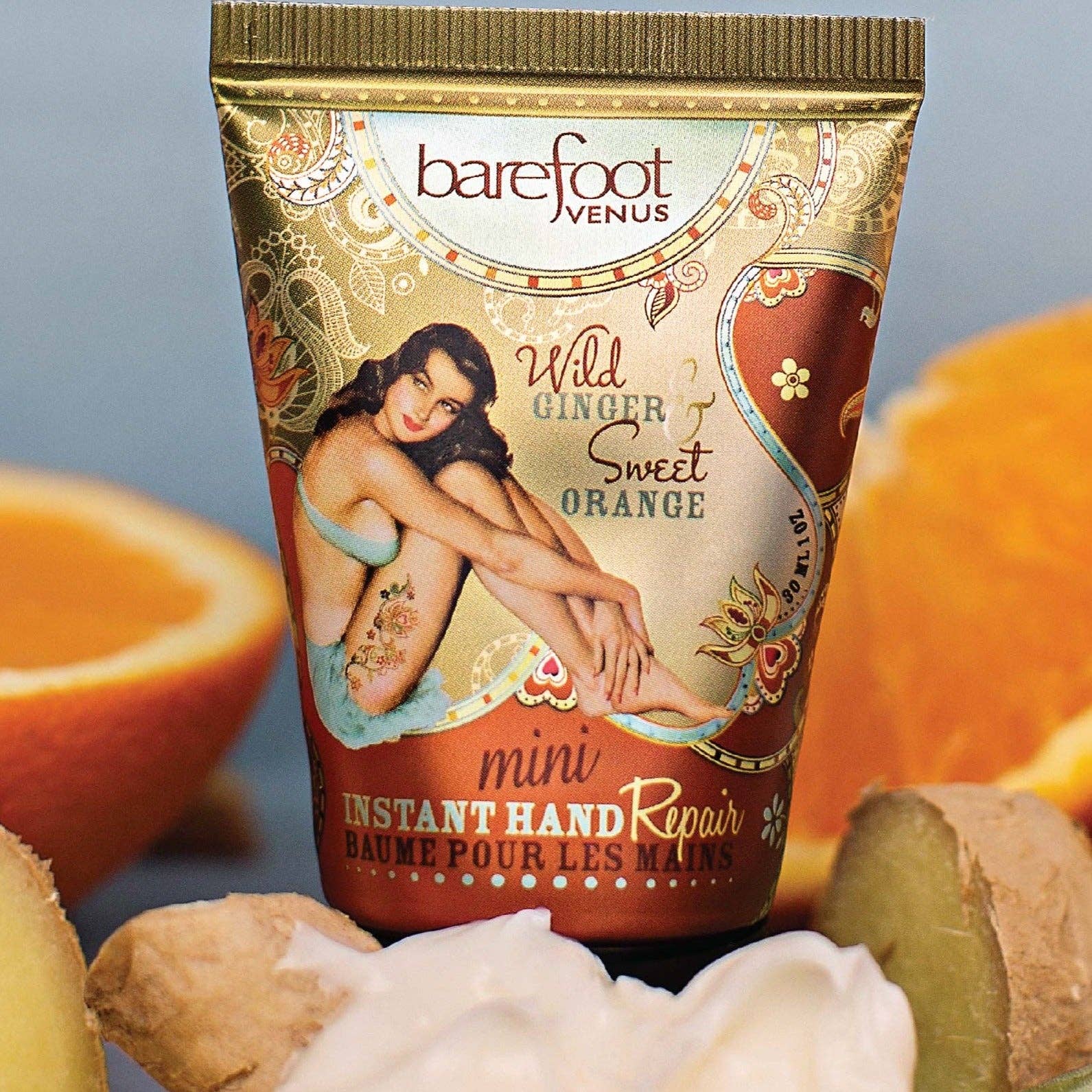 Barefoot Venus - Wholesale Hand Cream/Lotion - Wild Ginger & Sweet Orange | Mini Hand Repair Balm1