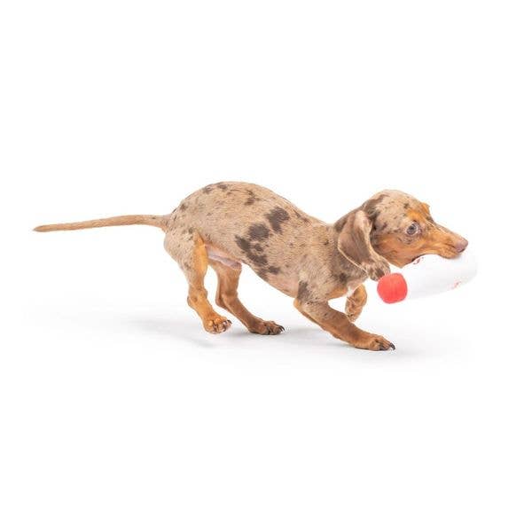 Huxley & Kent – wholesale Pet plush toy – Dog – Tiny Tuff Santa's Milk3