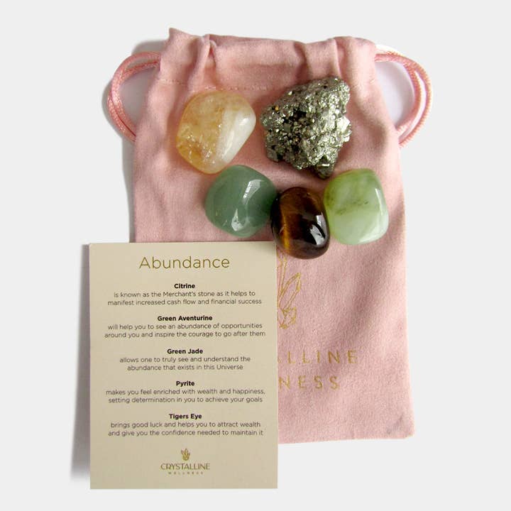 Pacchetto Abundance Crystal per la vendita all'ingrosso da parte di Crystalline Wellness