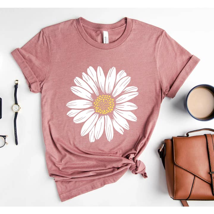 Camicia retrò Daisy, camicia Wildflower per la vendita all'ingrosso da parte di Eleven Fashion