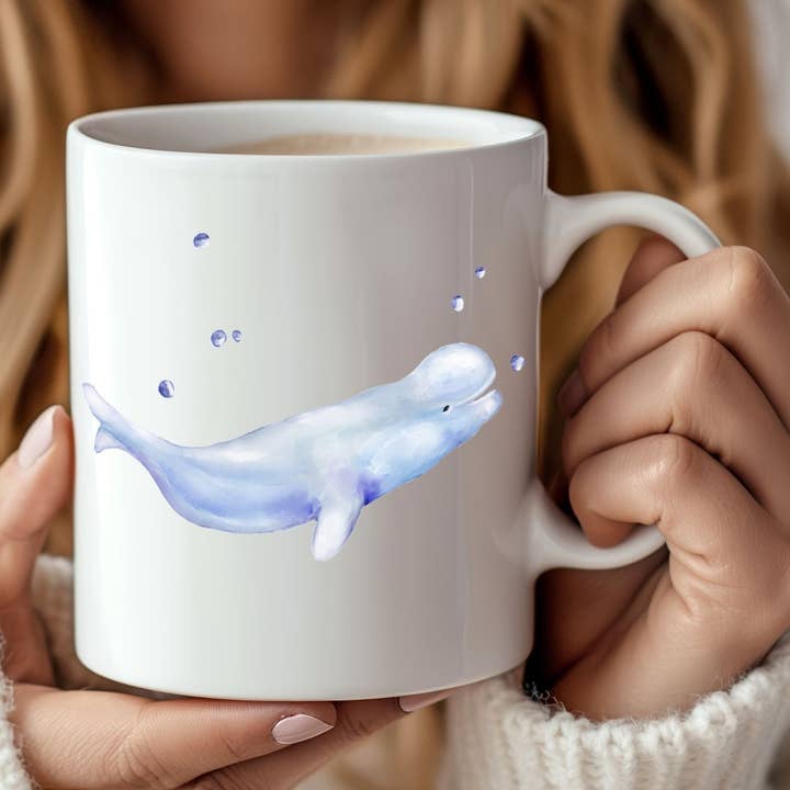 MerikaArt – Großhandel Kaffeebecher – Becher Beluga Whale0