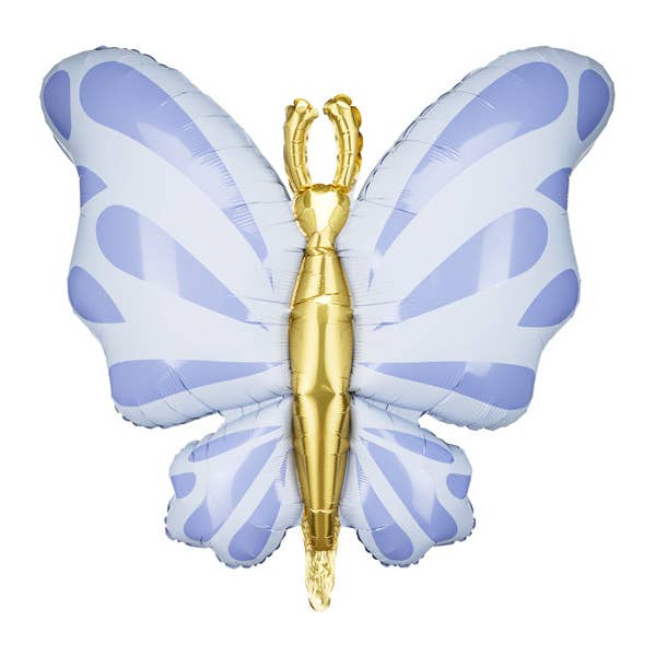 Ellie's Party Supply – Balão por atacado – Balão de Folha de Borboleta Verde Menta OU Azul - Decoração de Festa Autosselante | 69x69 cm
