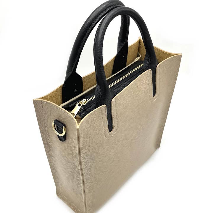 Suie Valentini srl - Wholesale Shoulder Bag - Women's - Genuine leather shoulder bag, for women, made in Italy, art. 1124452