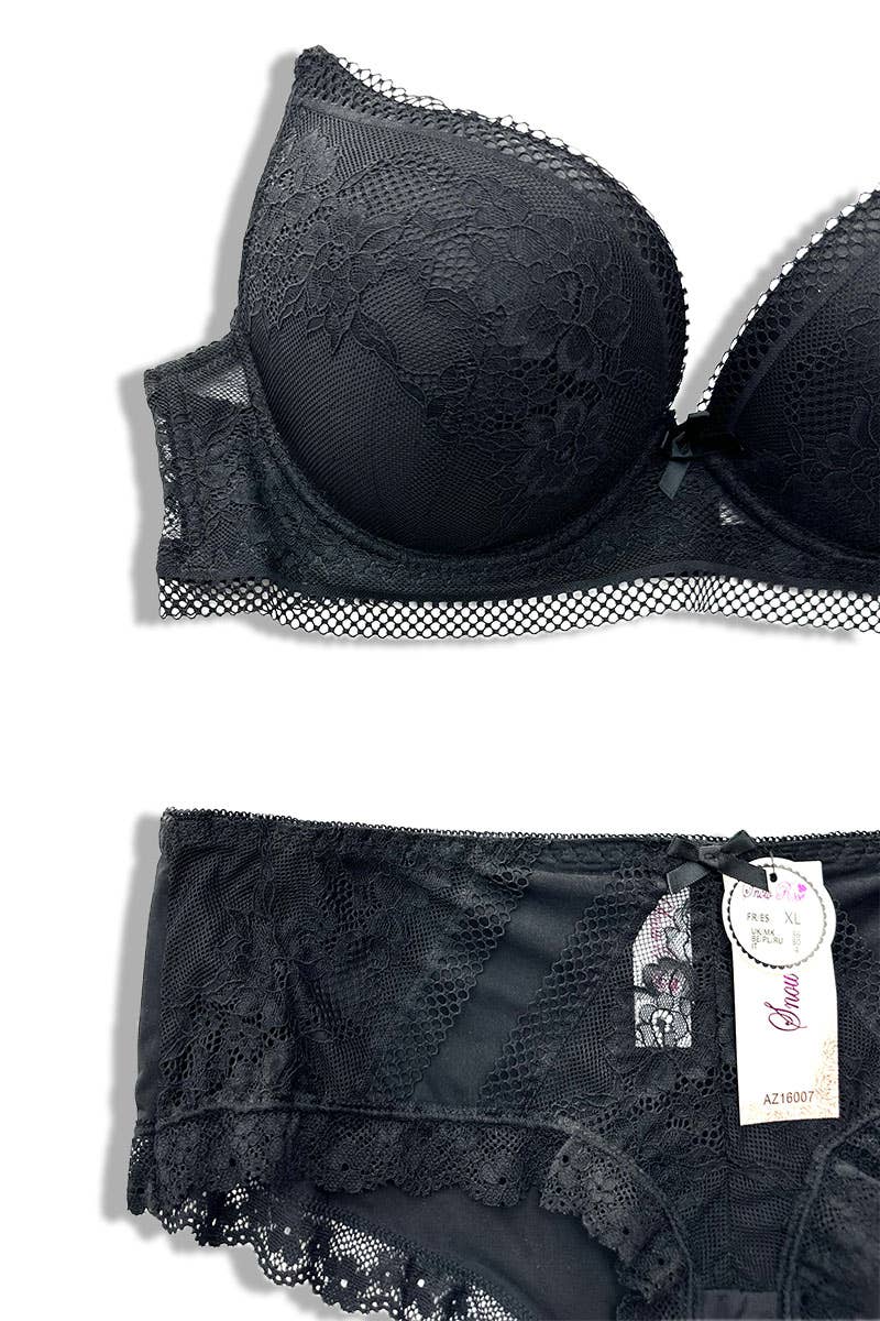 Belle Com'Elle - Wholesale Lingerie Set - Women's - C Cup Bra + Panty Set/AZ1600713