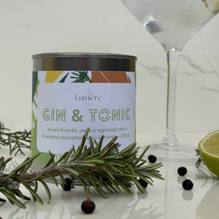 Kit Little Garden - Wholesale Jar/Filled Candle - Natural Candle – Gin & Tonic | Lumière Essence1