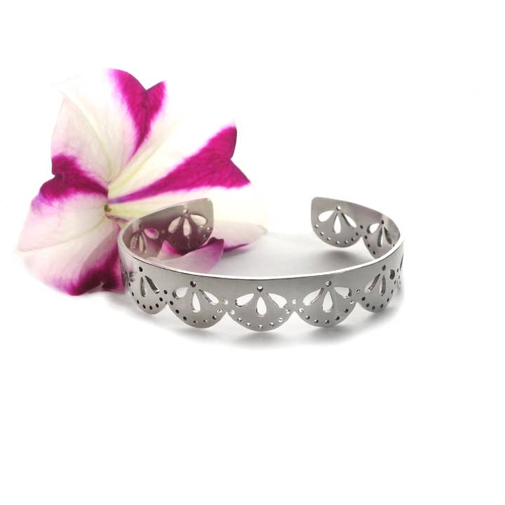 Papel Picado Fiesta Cuff Bracelet for wholesale by Kalai Jewelry