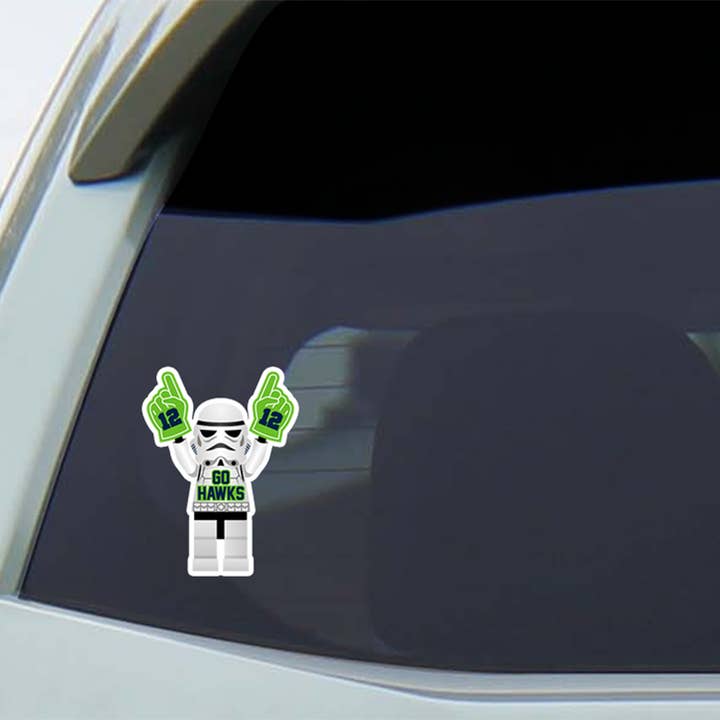 Discovery Stickers – Großhandel Aufkleber – Storm Trooper Seahawks Vinyl-Aufkleber für Fans