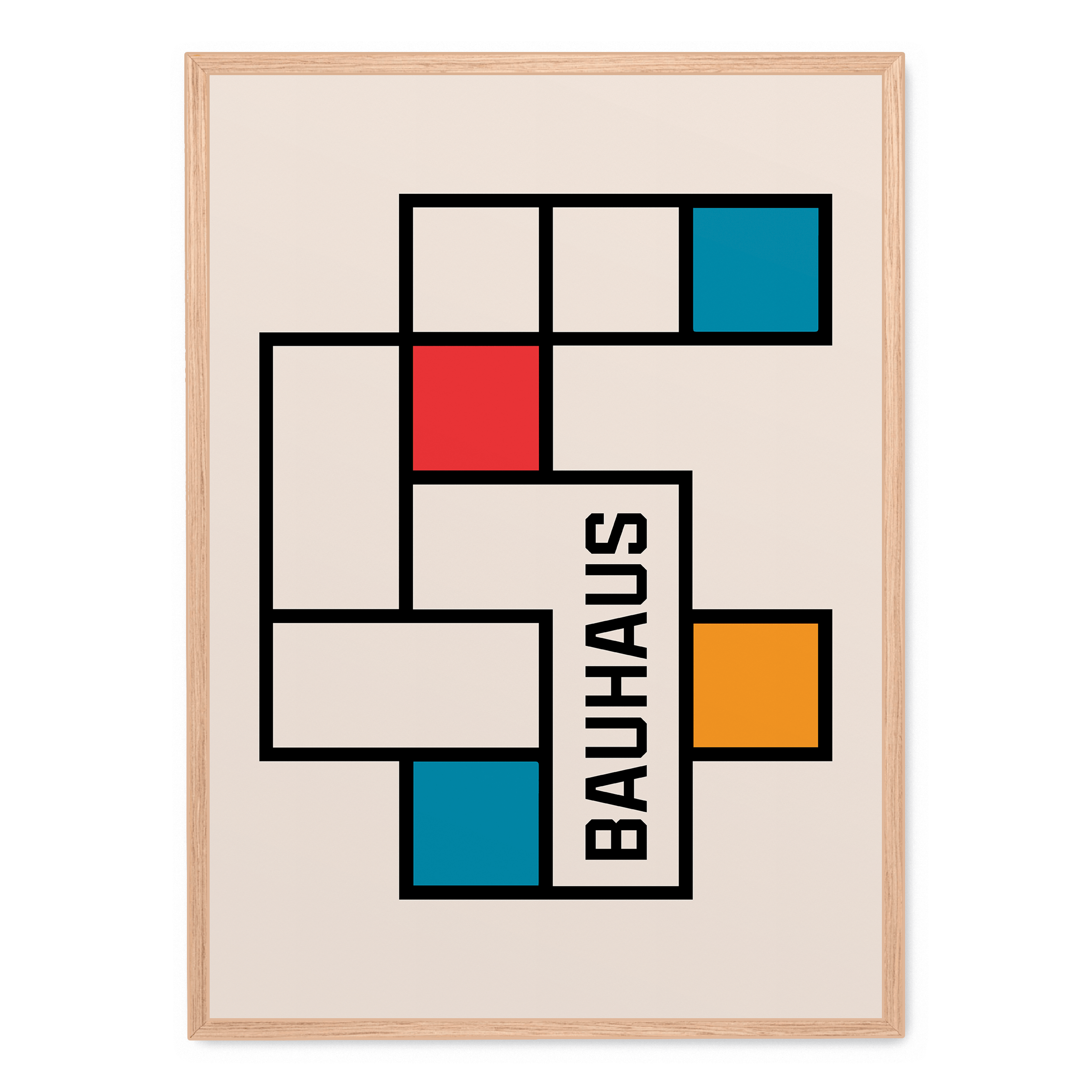 Rock Paper Scissors Wall Art - Wholesale Art Print - Bauhaus Tetris0