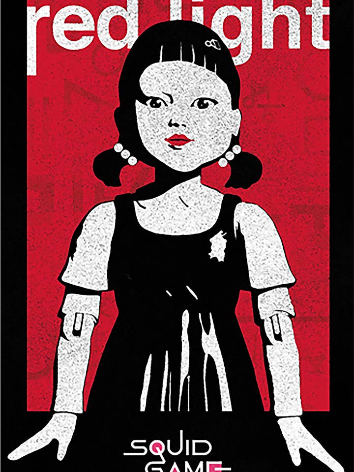 Squid Game Poster Red Light Netflix 86.4 x 56.8 cm for wholesale by Close Up GmbH
