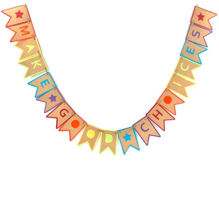 Bannière Make Good Choices pour la vente par paperbacklife