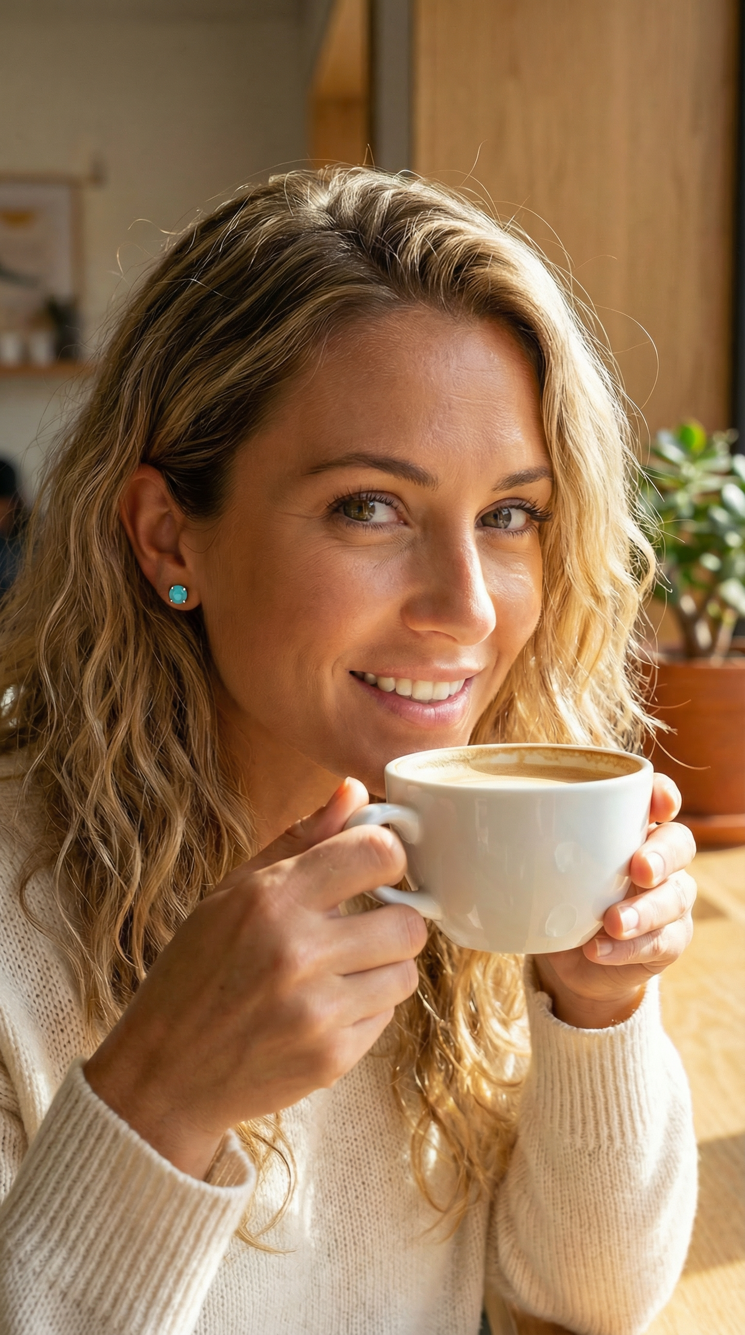 Treisi - Wholesale Stud/Post Earrings - Four prong stud earrings - E1327