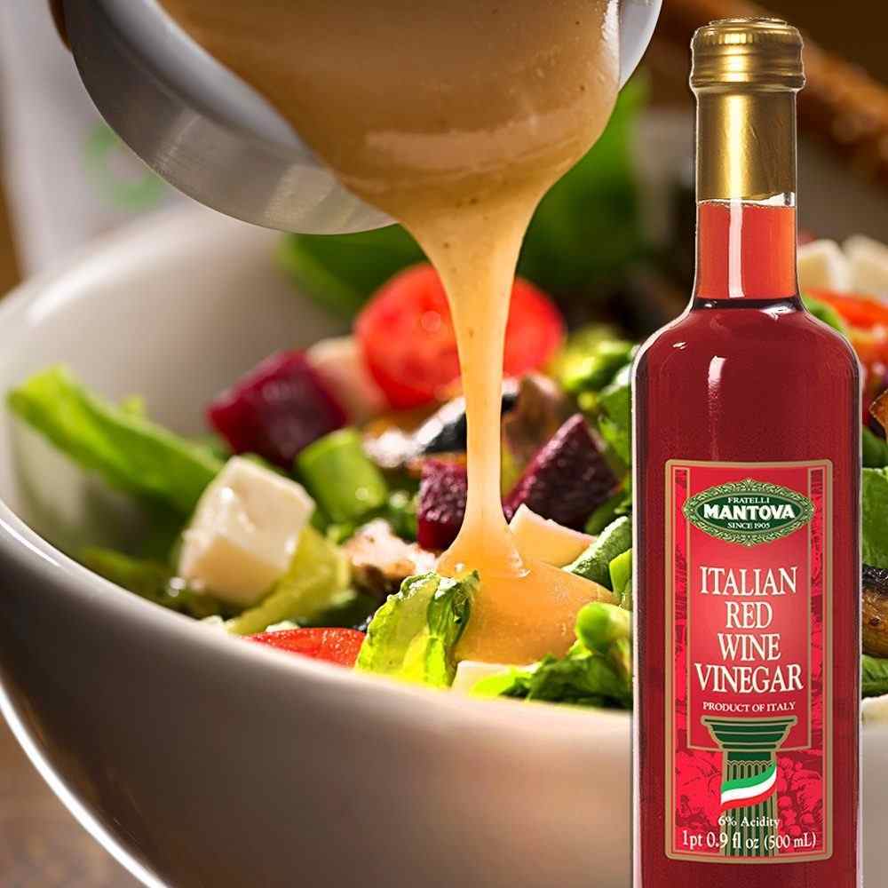 Fine Italian Food - Wholesale Vinegar - Mantova Italian Red Wine Vinegar, 17 fl. oz.2
