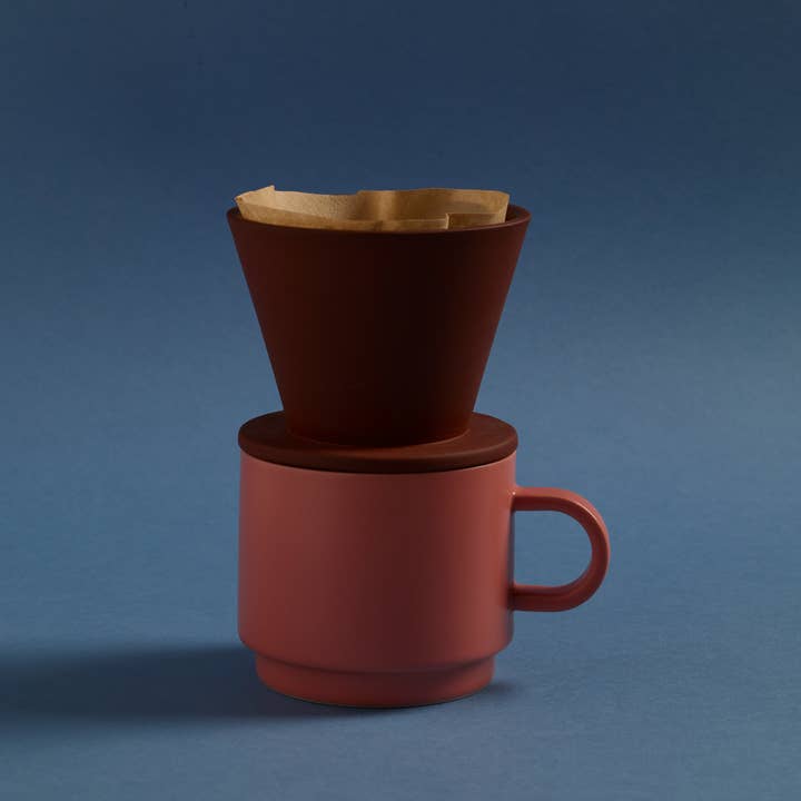 Terracotta COLOMBO Coffee dripper / Pour Over for wholesale on Faire2