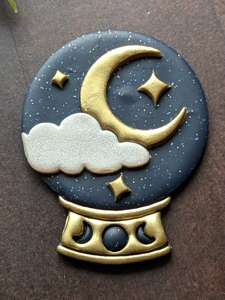 Celestial Crystal Ball Pin for wholesale by The Midnight Glen
