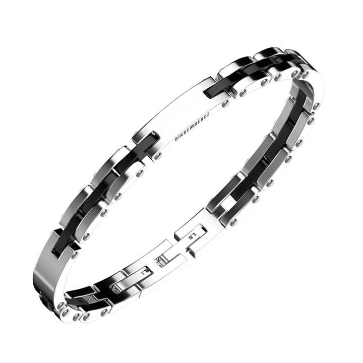 CLAB08WB - 316l stålarmband med IP-behandling för wholesale av BIKKEMBERGS