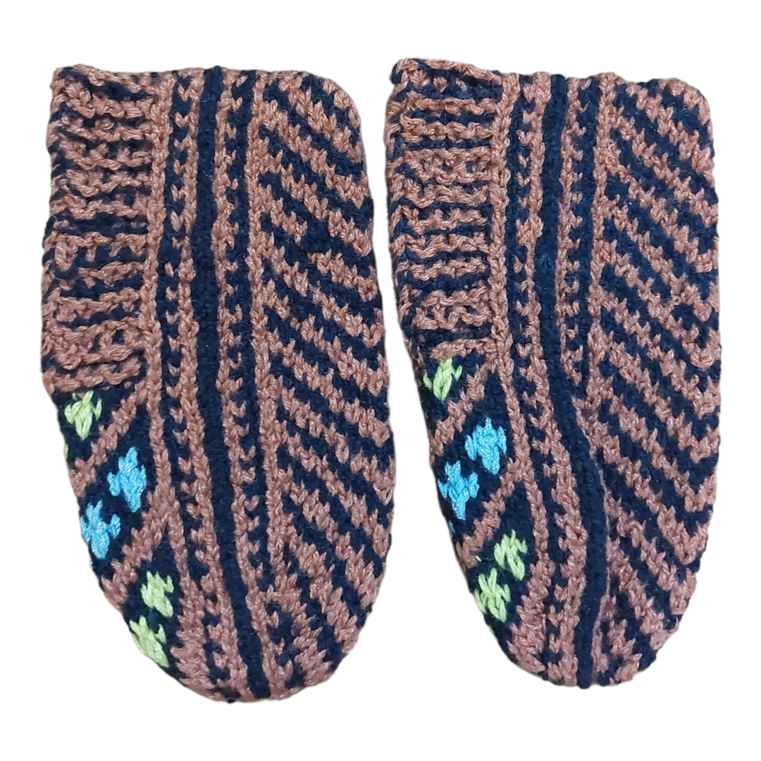 SONNATI - Wholesale Sock Slippers - Unisex - Unisex Wool House Sock Slipper - Brand Name: Zoe (SK 84)33