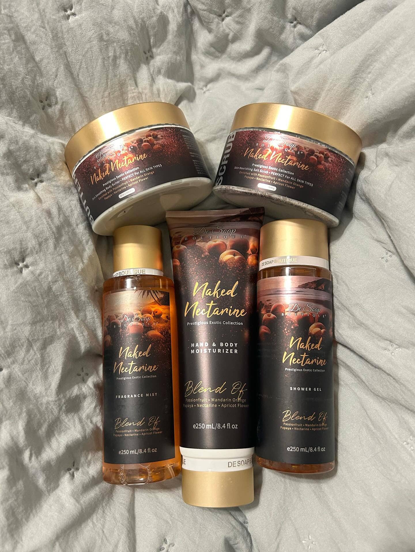 De Soap Boutique TM - Venta al por mayor Crema corporal - Manteca corporal Naked Nectarine3