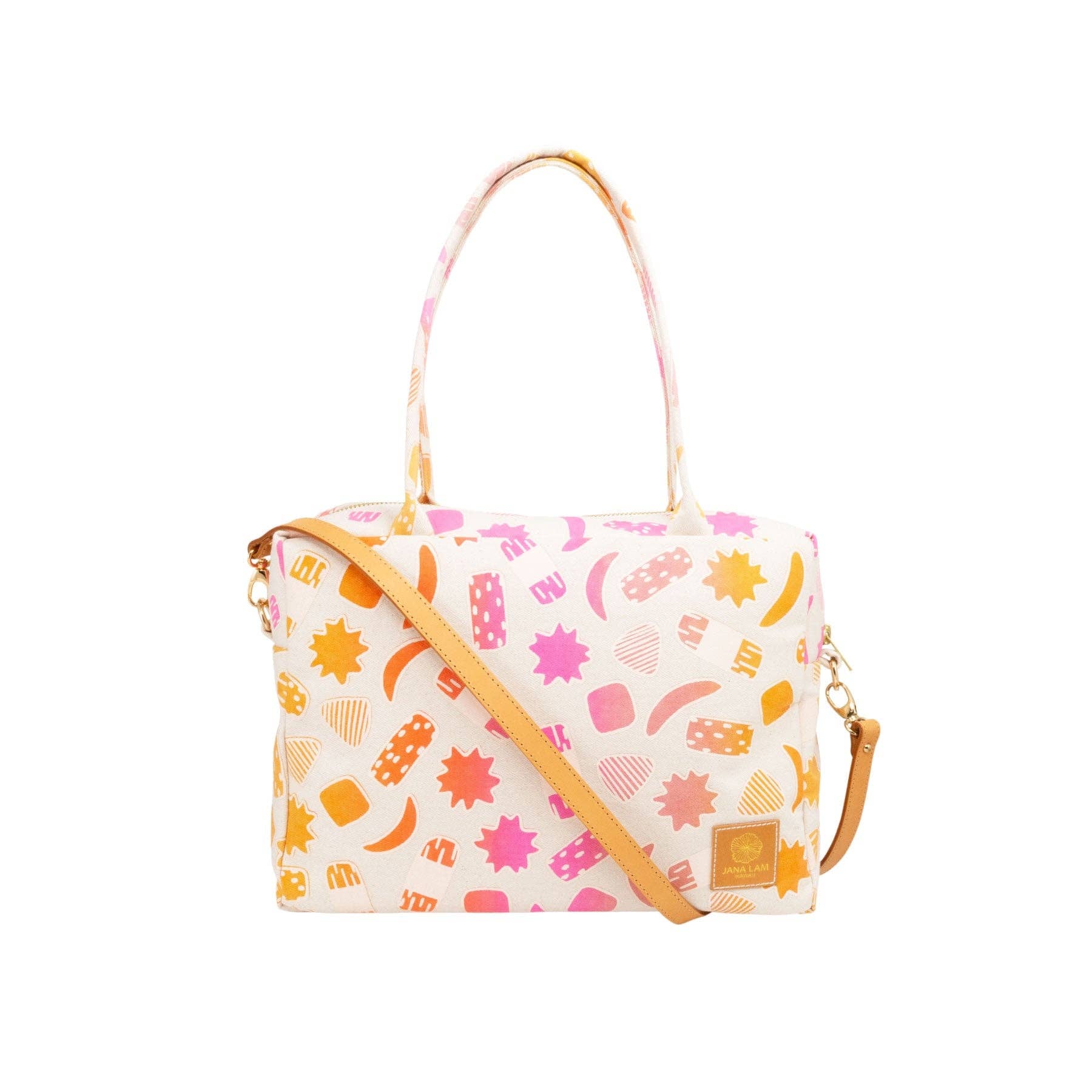Jana Lam - Wholesale Crossbody Bag - Women's - Mini Duffel • Kakimochi • Pink Spice
