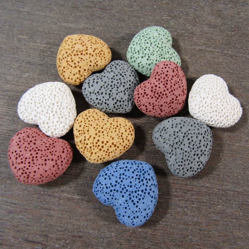 Keystone Crystals - Wholesale Spiritual Stone/Crystal - Lava Stone Heart – Volcanic Healing Crystal for Retail 5