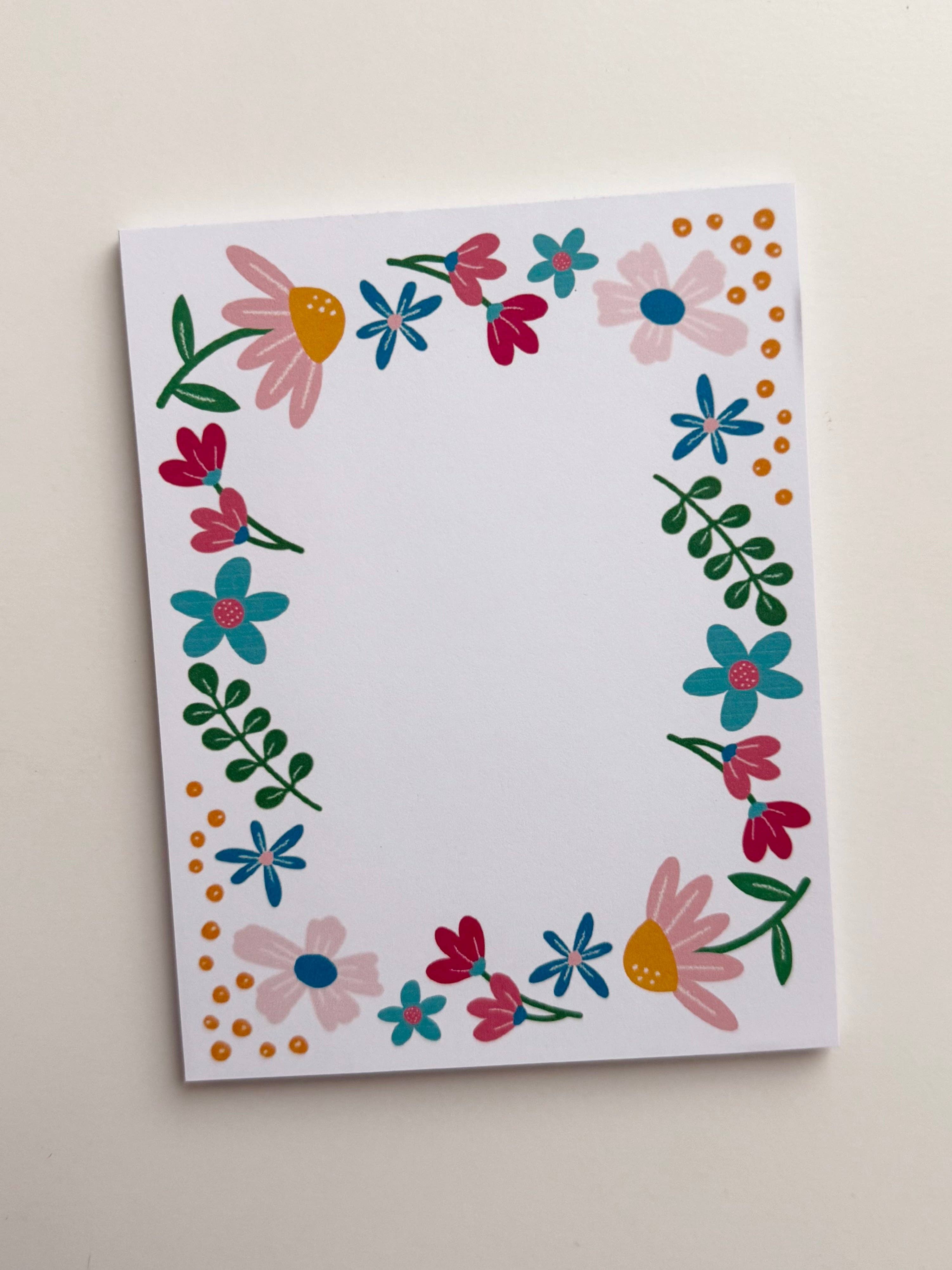 AMW the studio - Wholesale Notepad - Flower Pops Notepads0
