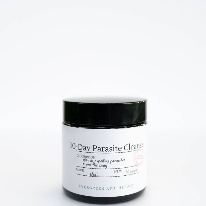 Evergreen Apothecary - Wholesale Oral Supplement/Vitamin - 10 Day Parasite Cleanse, Capsules