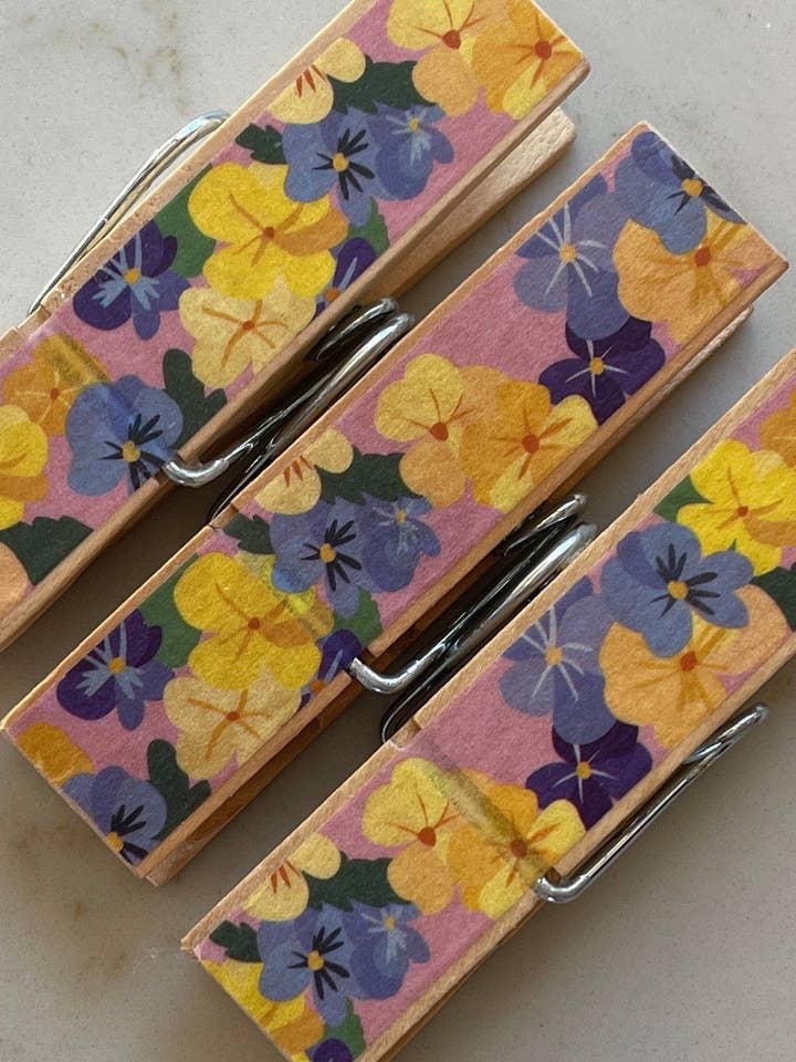 Stedmoderblomst Stedmoderblomster Chips Snack Klemmer for engroshandel hos NanCBeeCreations