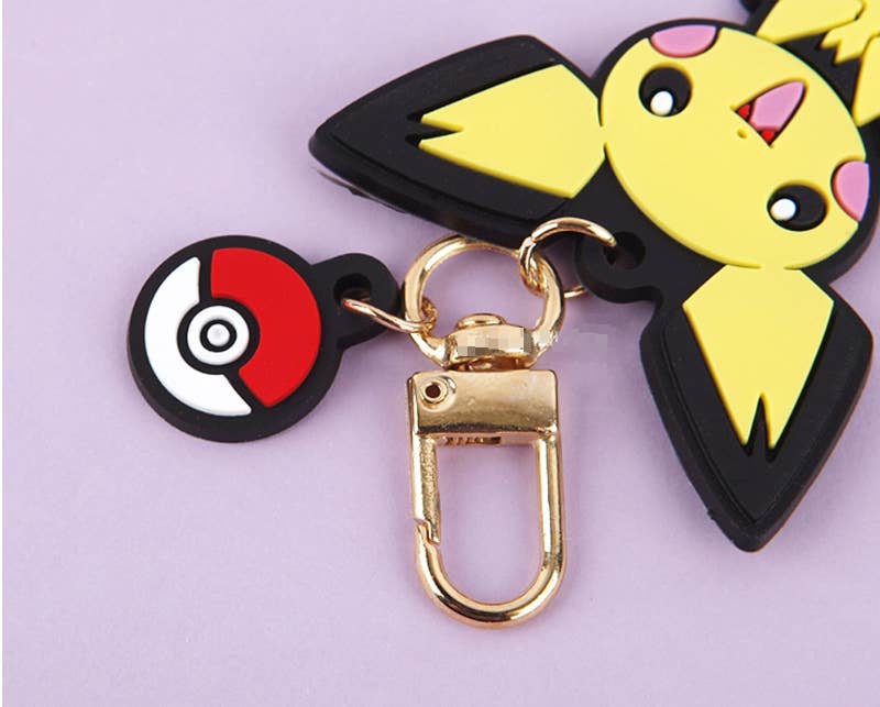 K-Wonderland - Wholesale Keychain - Kids - Pokemon Characters Key Chain ring Bag Charm variety  Pack7