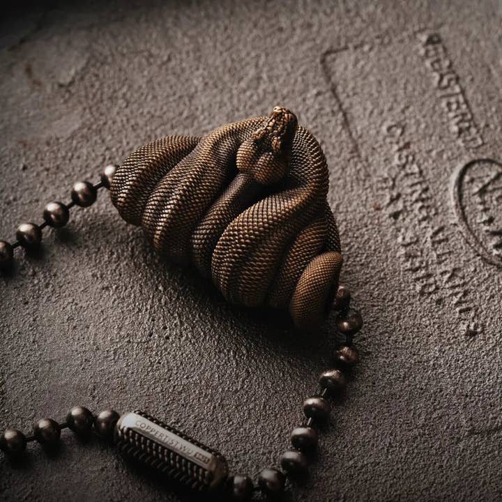 Coppertist.wu – Pendente/pingente individual por atacado – Pendente de Jiboia Esmeralda【Envio em 4 semanas】8