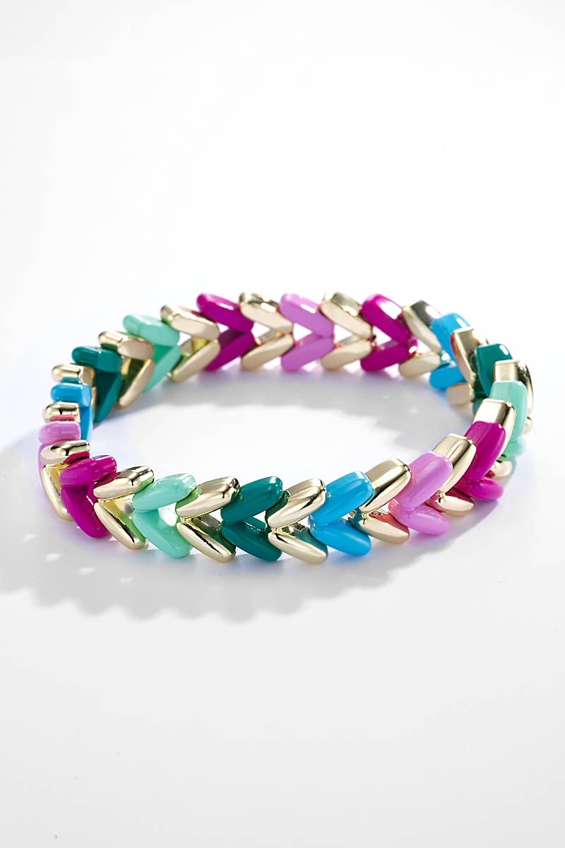 BYREN | ÉLINE L'ATELIER - Venta al por mayor Pulseras de cadenas y eslabones - Pulsera elástica de acero 324CP173