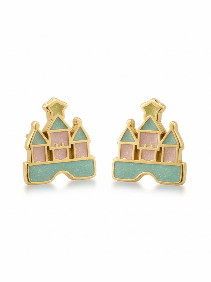 Pendientes Castillo Mágico para Niños para venta al por mayor de Cassette Barcelona