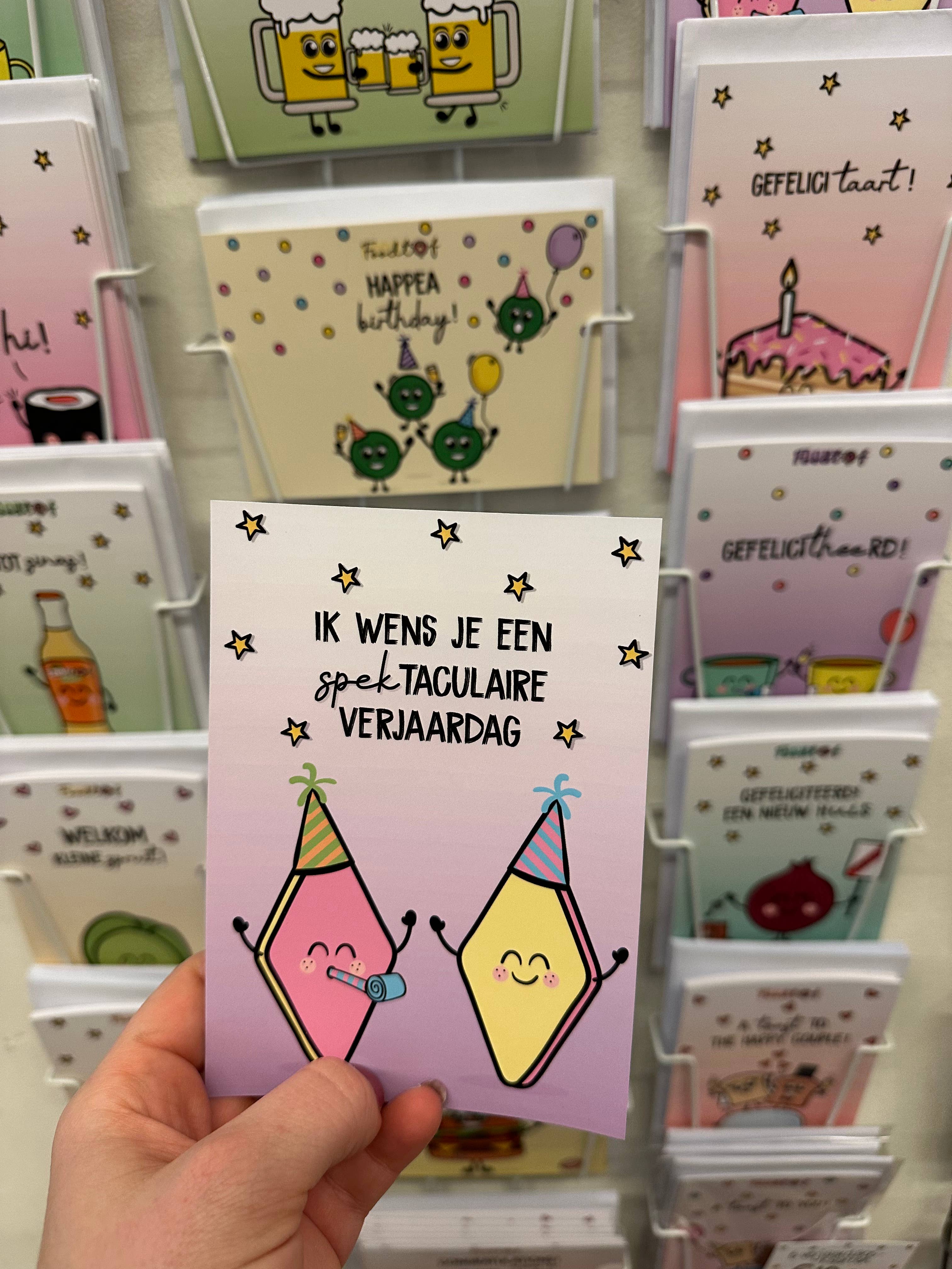 FOODTOF - Wholesale Birthday Card - 'Spectacular' birthday card2