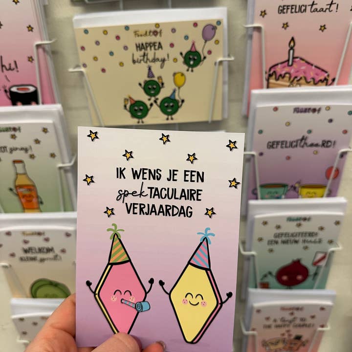 FOODTOF - Wholesale Birthday Card - 'Spectacular' birthday card2