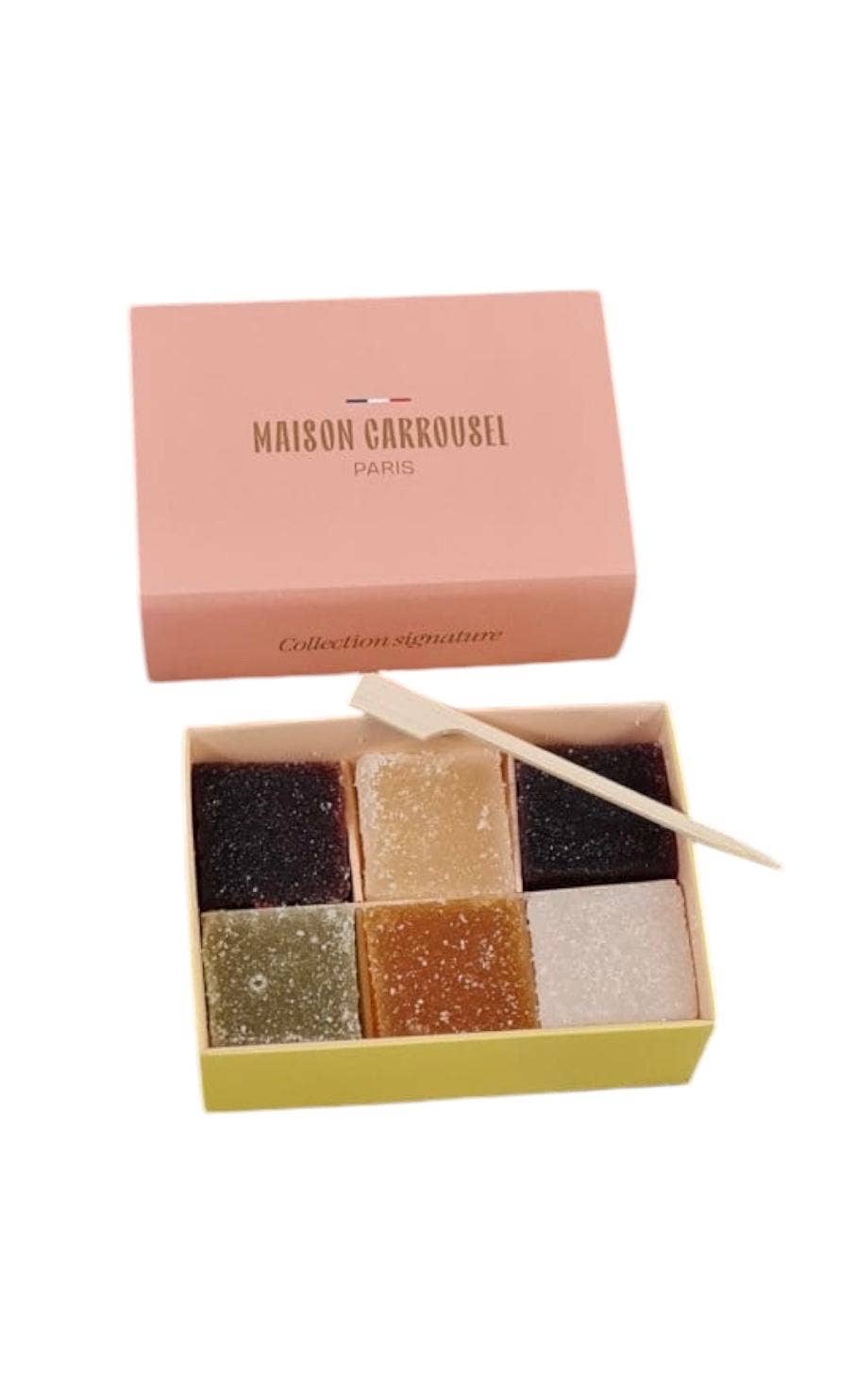 Maison Carrousel - Vente Bonbons gélifiés - Coffret de 12 pâtes de fruits3