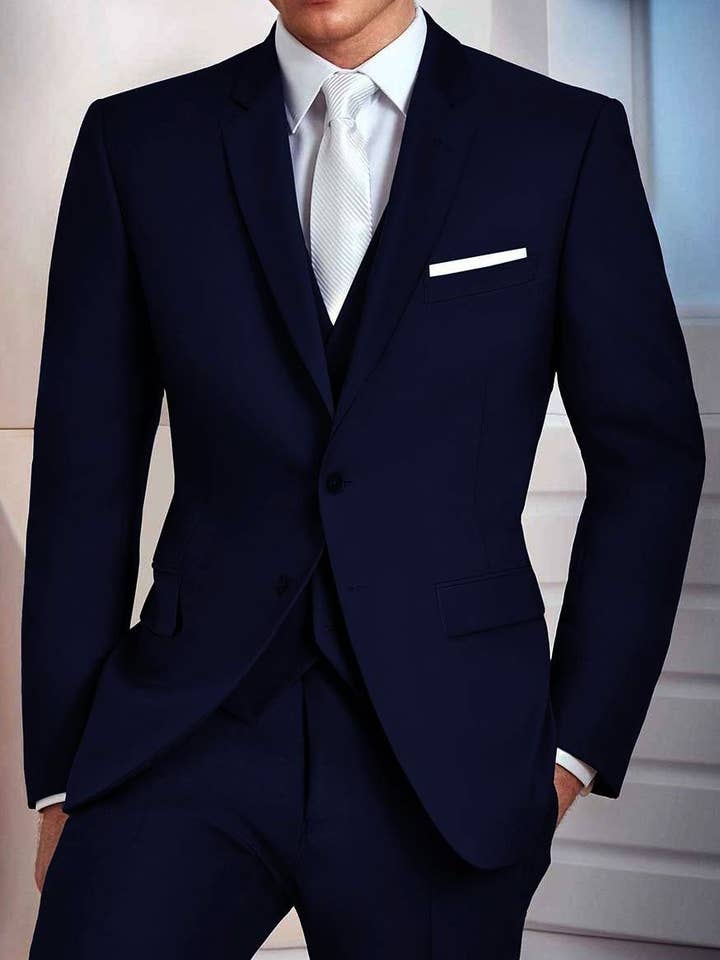 Giacca «Madison» Midnight Navy Notch Notch (pezzi separati) per la vendita all'ingrosso da parte di Tux-USA®