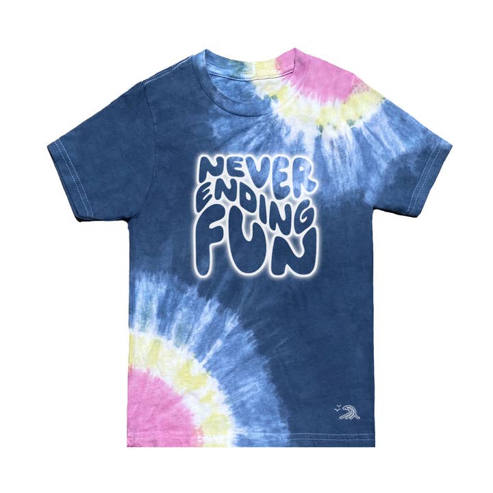 Kids Fun Tie Dye T-shirt- Girls, Boys for wholesale by Port 213