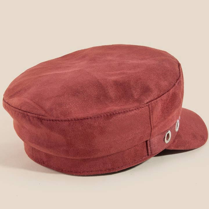 Anarchy Street - Wholesale News boy/school boy hat – Women's - Grommet Studded Beret Hat4