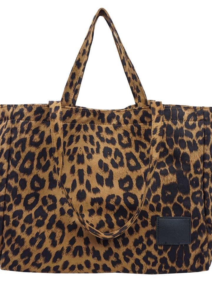 Bolso tote con estampado de leopardo, referencia 2176# para venta al por mayor de Anais