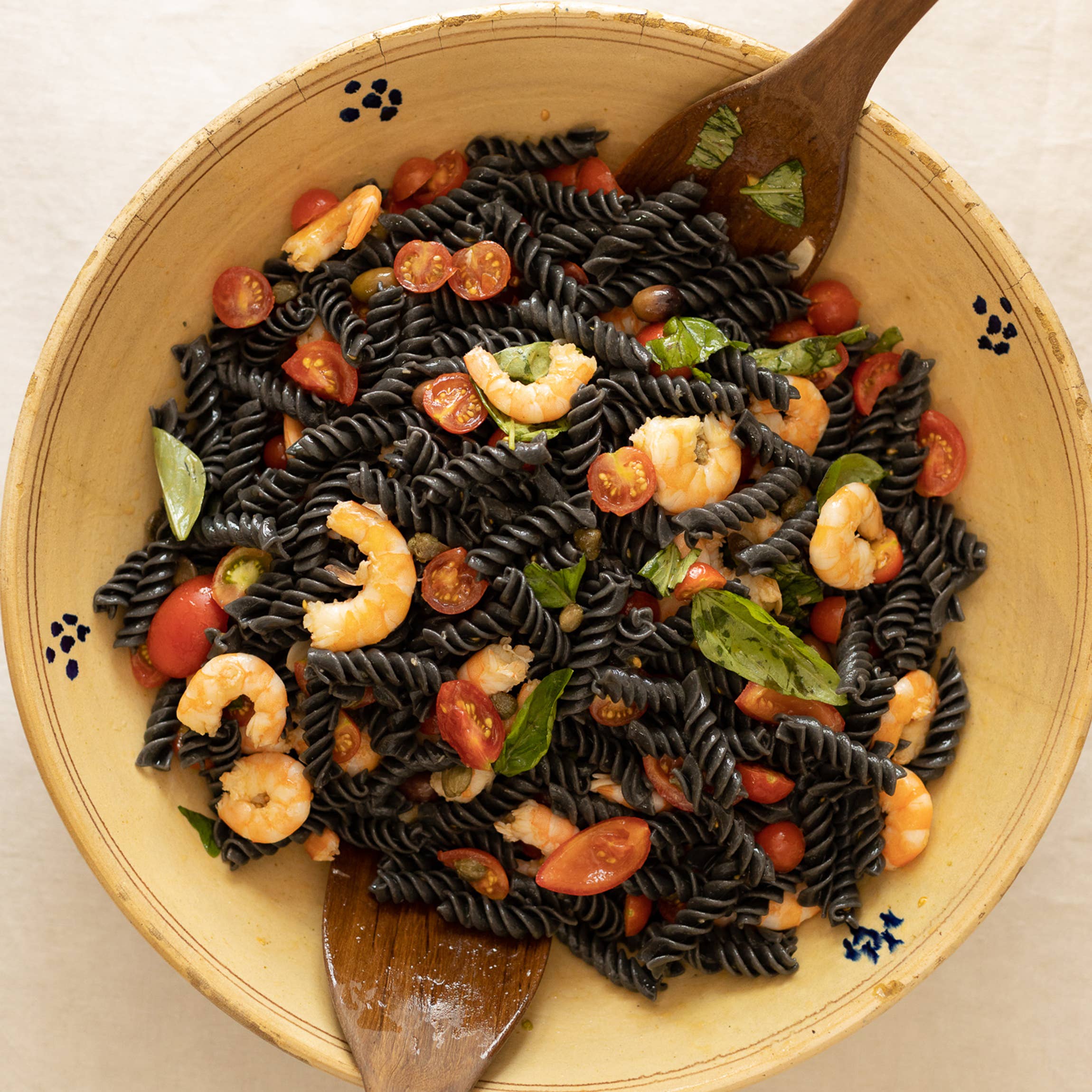 Morelli Pasta - Wholesale Pasta - Organic Squid Ink Fusilli - Italian Black Pasta2